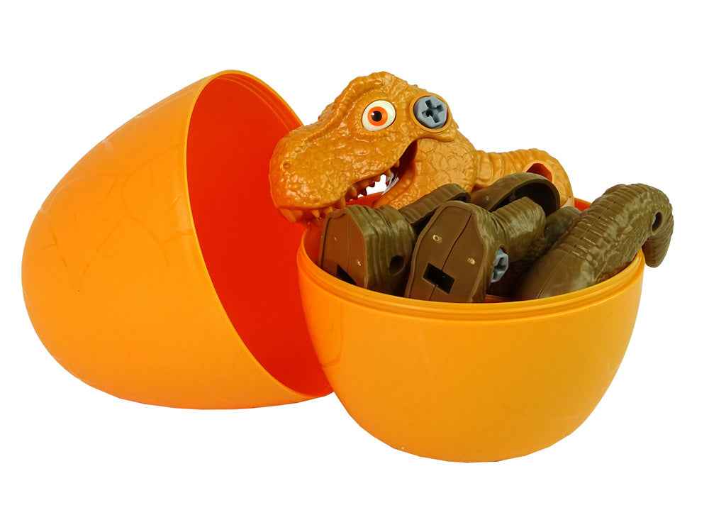 Ensemble de tournevis DIY Dinosaure Tyrannosaure Rex avec œuf Orange