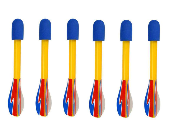 Arc de sport Longbow 6 coups pour enfants Bleu et Noir