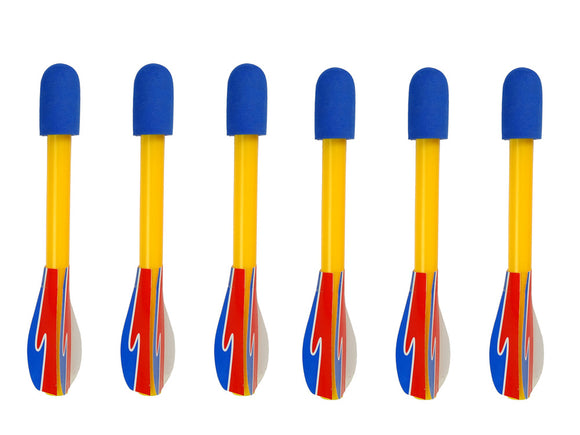 Arc de sport Longbow 6 coups pour enfants Bleu et Noir