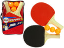 Housse pour bâtons de ping-pong en bois avec 3 balles