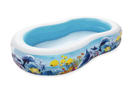 Inflatable Ocean Pool 262 x 157 x 46 cm Bestway 54118 - 0