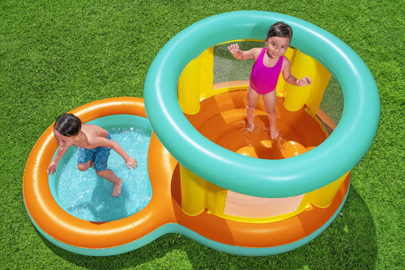 Piscine gonflable et ludique bestway 52385 jumptopia