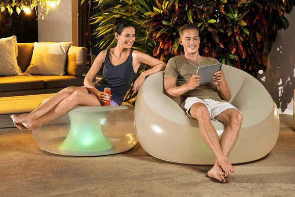 Bestway 75086 inflatable illuminated armchair 102 x 97 x 71 cm