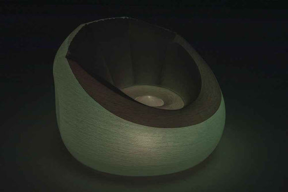 Bestway 75086 inflatable illuminated armchair 102 x 97 x 71 cm