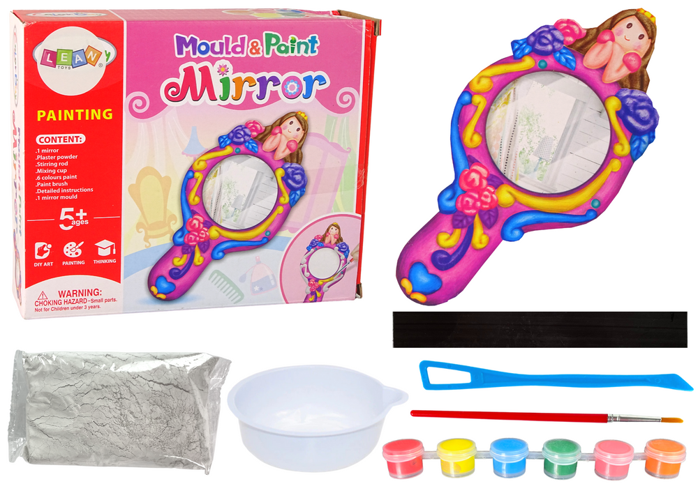 Ensemble de peintures créatives pour plâtre et miroirs en plastique