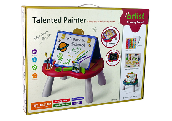 2in1 Chalkboard Table Snakes Chalkboard Scribbles Game