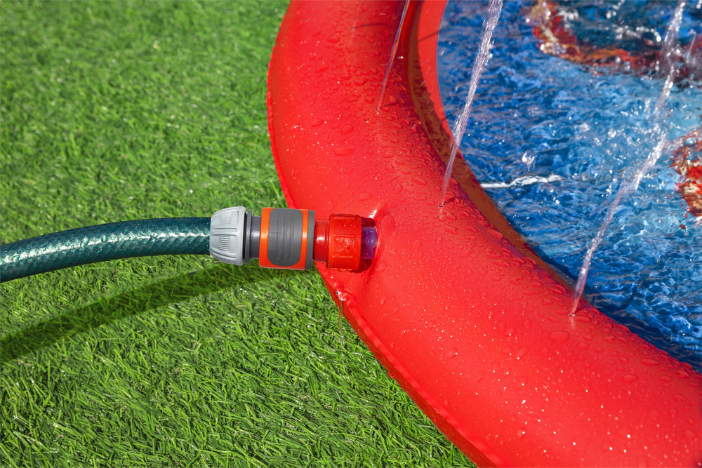 Tapis de pataugeoire gonflable avec fontaine spider-man 165 cm bestway 98792