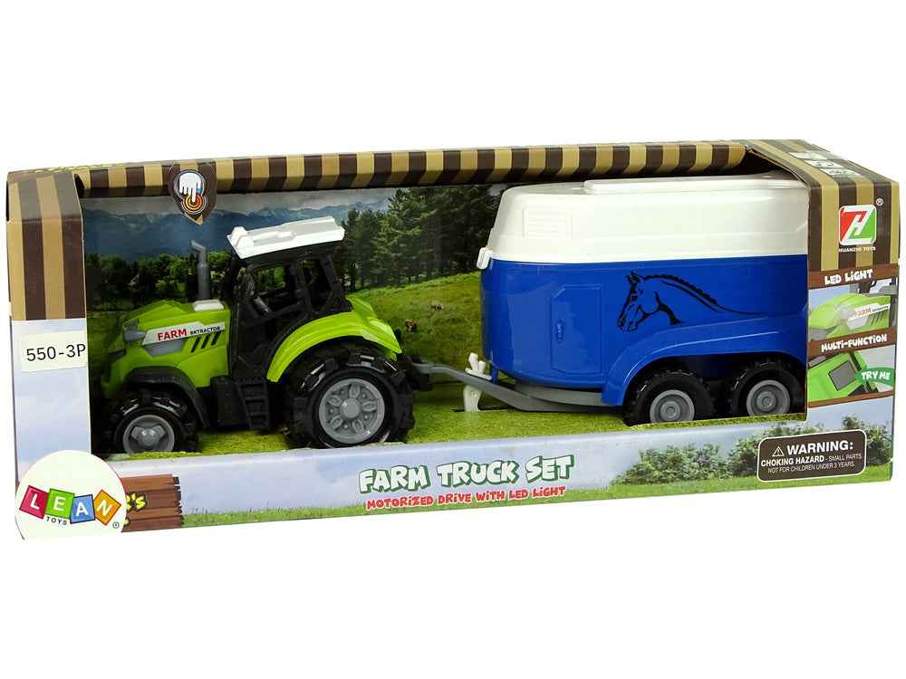 Tracteur avec remorque à chevaux Sound Green Farm