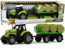 Tracteur avec remorque Bale Hay Sound Green