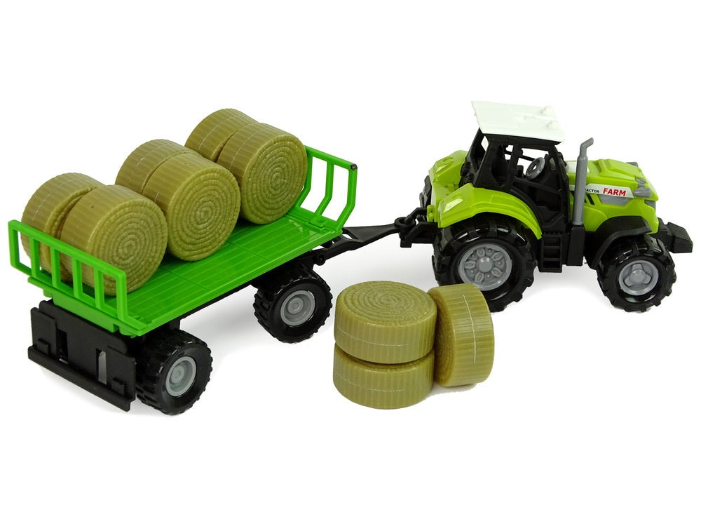 Tracteur avec remorque Bale Hay Sound Green