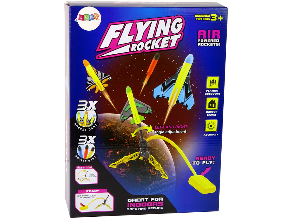 Jeu de lance-roquettes en mousse avec pompe et catapulte