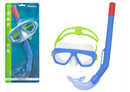 Masque de plongée avec tuba bleu marine bestway 24018