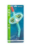 Diving Mask With Snorkel Blue Bestway 24018