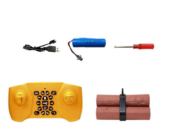 Remote Controlled Forklift Truck 360 Degree Rotation Luminous Wheels