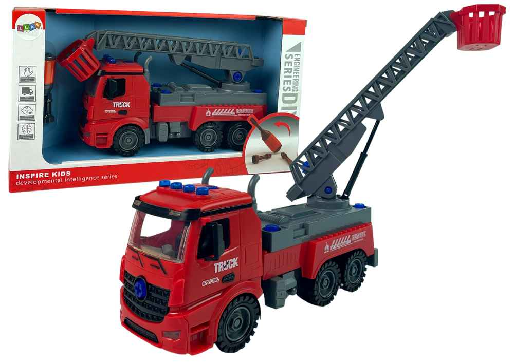 Tournevis DIY Caserne de pompiers rouge