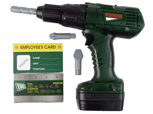 Perceuse à batterie verte à faire soi-même