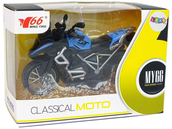 GT Motorcycle Blue 1:14 Drive Pull-Back Sound Lights