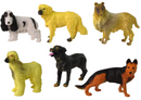 Ensemble de 6 figurines Chiens de race pure Chien célèbre du monde