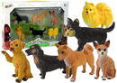 Ensemble de 6 figurines chiens de race pure chien célèbre du monde