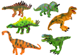 Ensemble de figurines de dinosaures, 6 pièces, accessoires