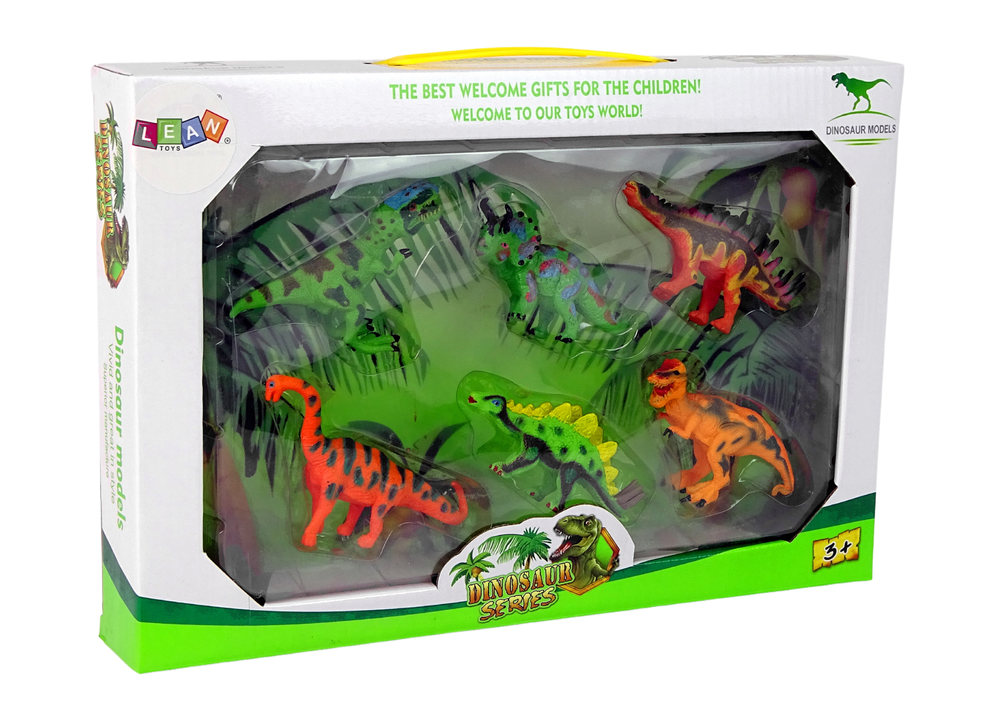 Ensemble de figurines de dinosaures 6 pièces accessoires