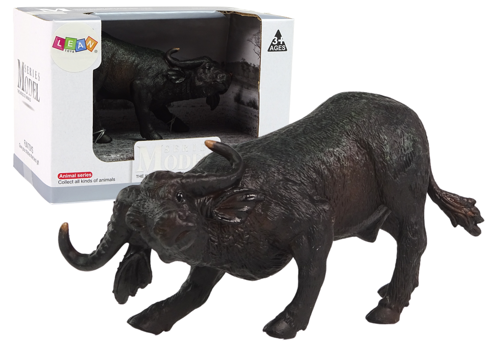 Figurine de collection de buffle africain animaux du monde