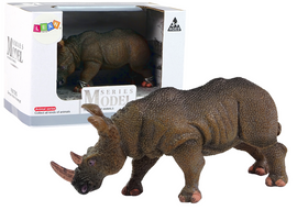 Grande figurine de collection rhinocéros animaux du monde