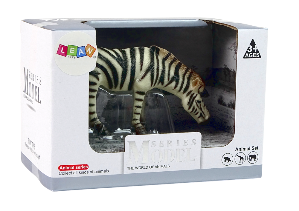 Grande figurine de collection zèbre animaux du monde