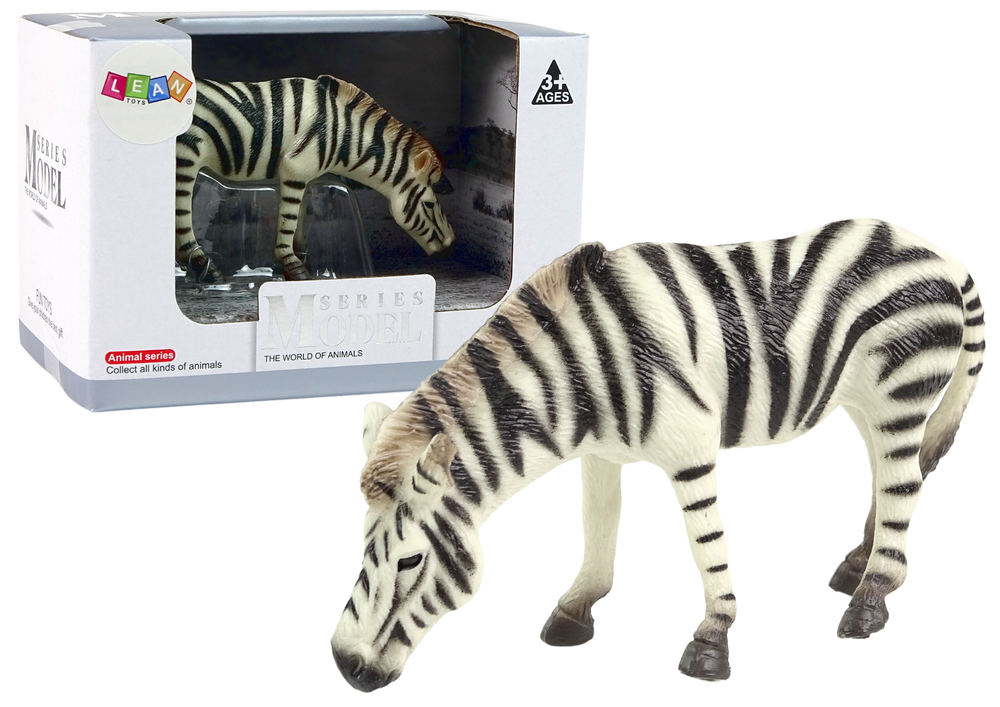 Grande figurine de collection zèbre animaux du monde