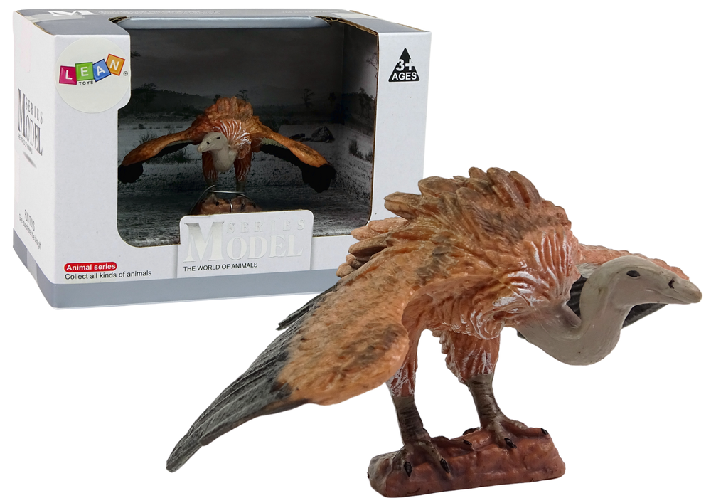 Grande figurine de collection Vautour Série Animaux du Monde