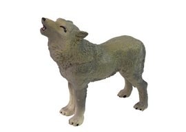 Wolf Grey Animal Figurine Set - 0