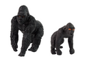 Set of 2 Gorillas figurines Animals of the World series-4