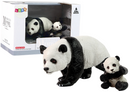 Set of 2 Panda Figures with a Young Panda Animals of the World Series-2