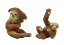 Lot de 2 figurines Paresseux avec petit Animaux du Monde