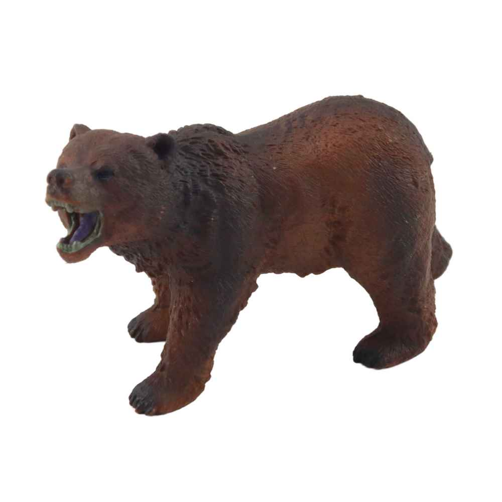 Ensemble de 2 figurines Ours brun avec ourson Série Animaux de la forêt