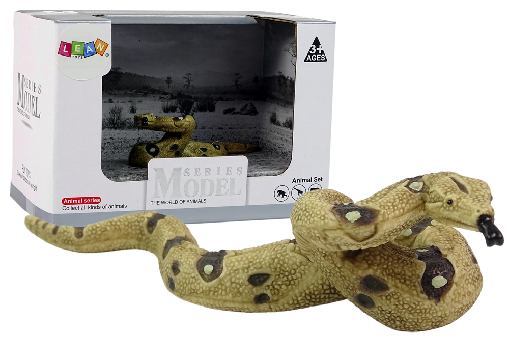 Figurine de collection serpent boa constrictor animaux du monde