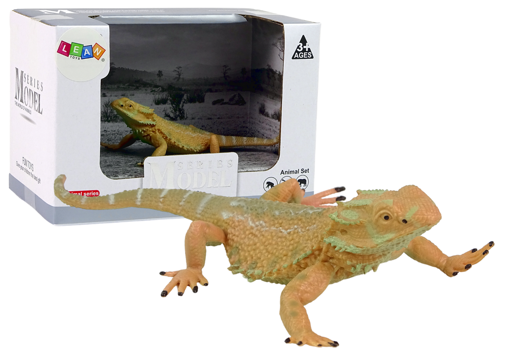 Figurine de collection agama barbu animaux du monde