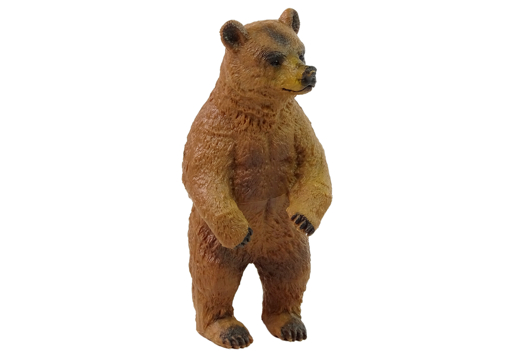 Figurine de collection ours brun animaux du monde