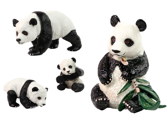 Figurine Animaux Set Perroquet Panda