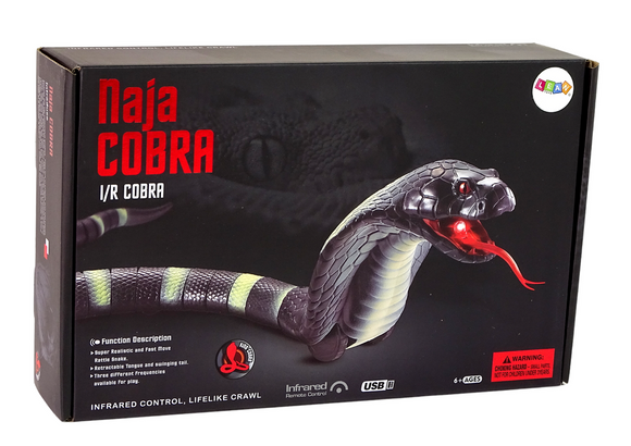 Remote-controlled Cobra Snake