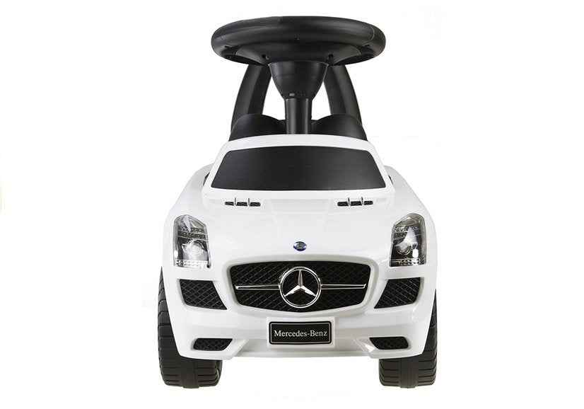 Mercedes-Benz SLS AMG White - Kids Push Along Ride On Car