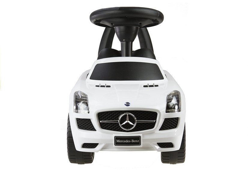 Mercedes-Benz SLS AMG White - Kids Push Along Ride On Car