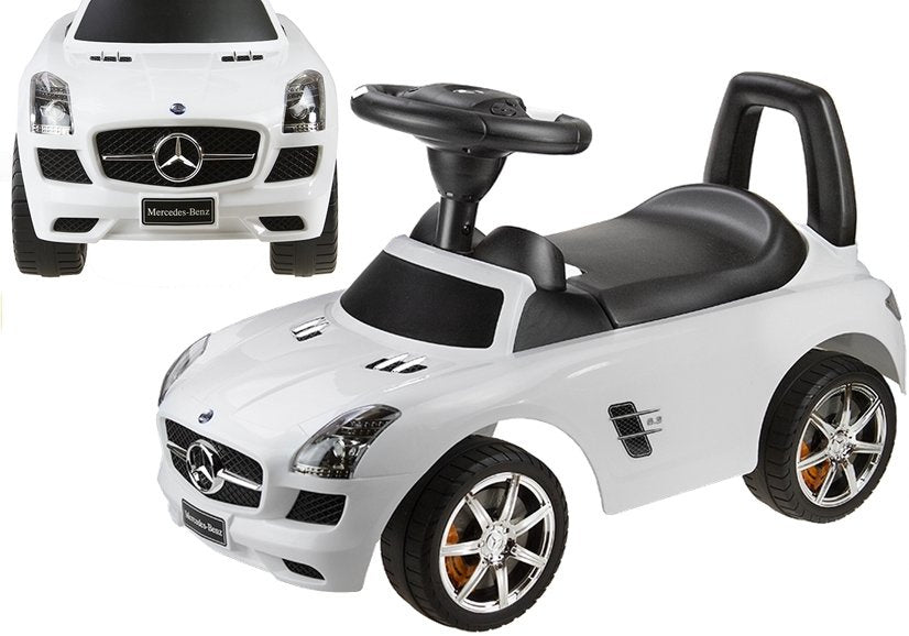 Mercedes-benz sls amg blanc - voiture à pousser pour enfants