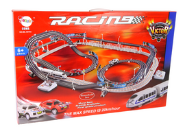 Huge Race Set Car track + Electric train track Racing Set