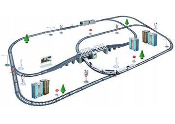 Train Tracks 914 cm Long City - 0
