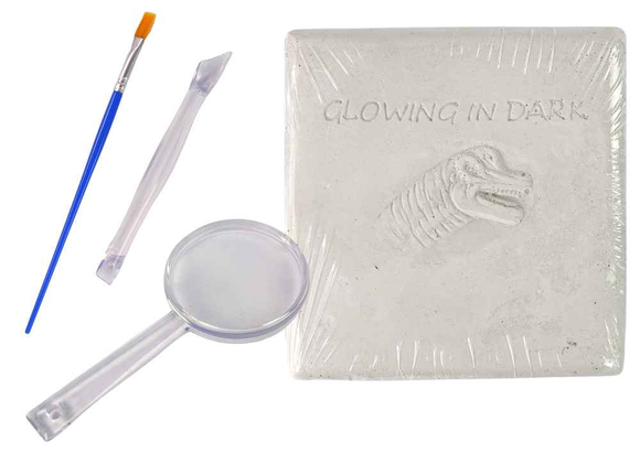 Kit de fouilles archéologiques Squelette de dinosaure Hologramme 3D Brachiosaure