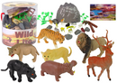 Large Figure Set Wild Animals Safari + Accessories 34 Elements-2