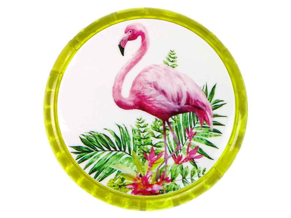 Jeu d'artisanat Jojo avec Flamingo Un jouet intemporel YoYo jaune