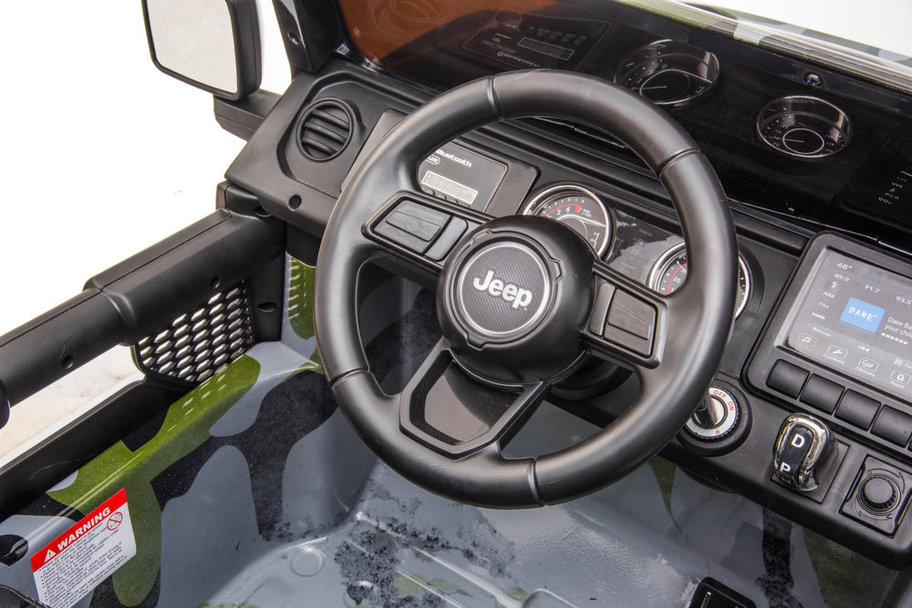 Voiture électrique Jeep Wrangler Rubicon DK-JWR555 Camo