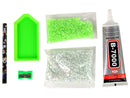 Kit Licorne Créatif DIY Diamants Cristaux Vert
